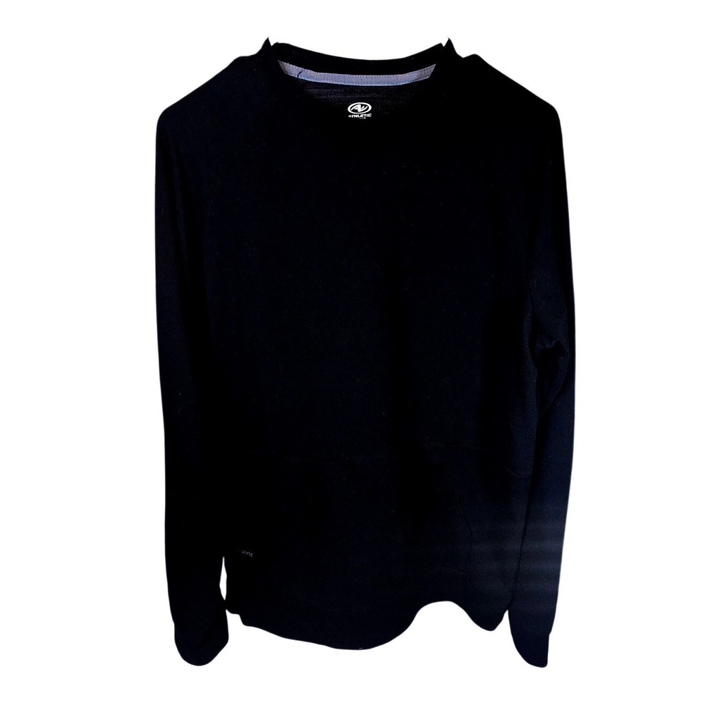 Athletic Works Mens DriWorks Long Sleeve Performance Sweatshirt Black Sml 34-36 - Picture 8 of 9